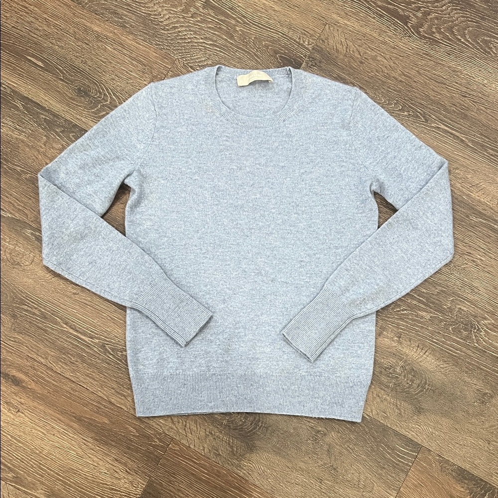 100% Cashmere Everlane Light Blue Crewneck Sweater - XS